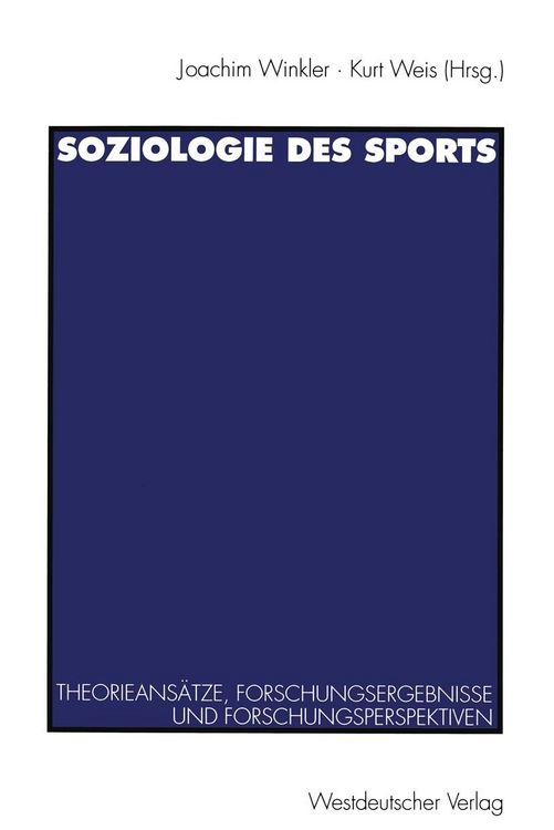 Produktbild: Soziologie des Sports