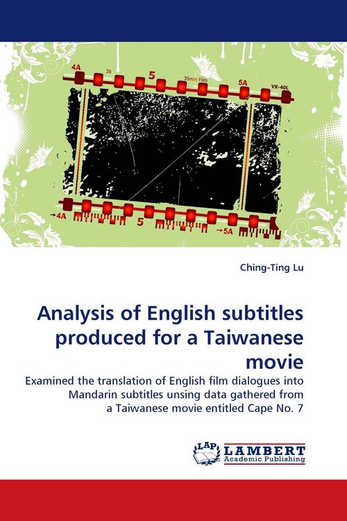 Produktbild: Analysis of English subtitles produced for a Taiwanese movie