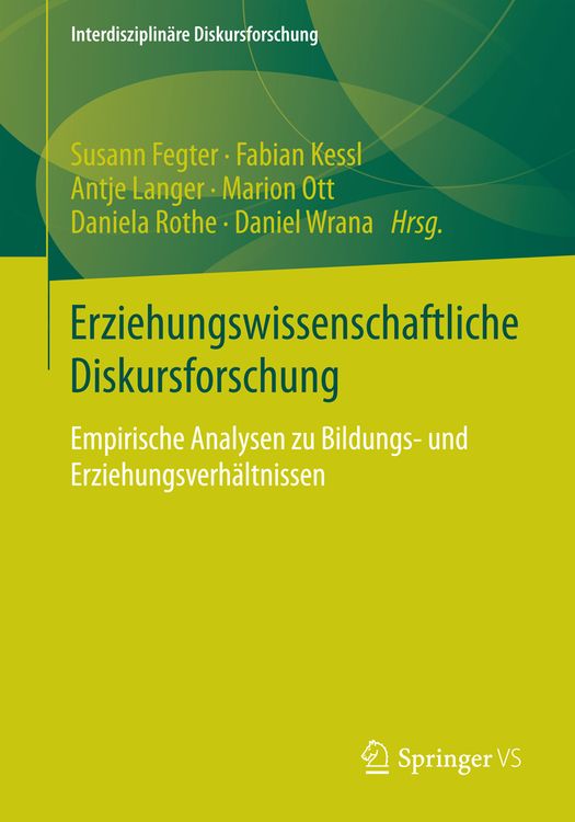 Produktbild: Erziehungswissenschaftliche Diskursforschung