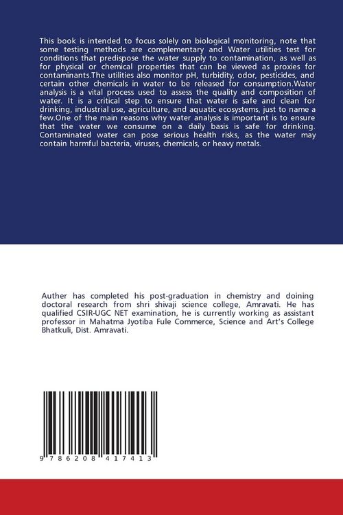 Produktbild: "Water Analysis of Natural Resources