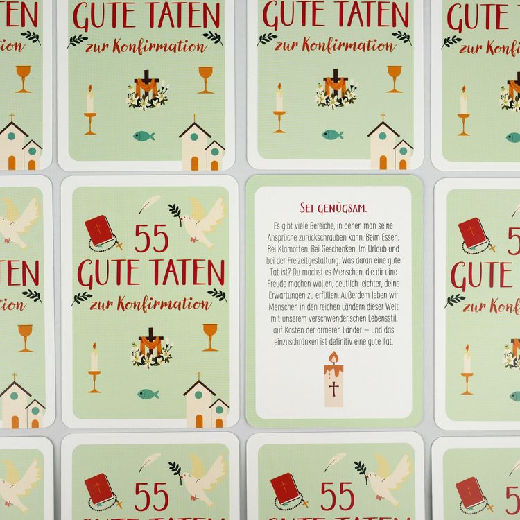 Produktbild: 55 gute Taten zur Konfirmation