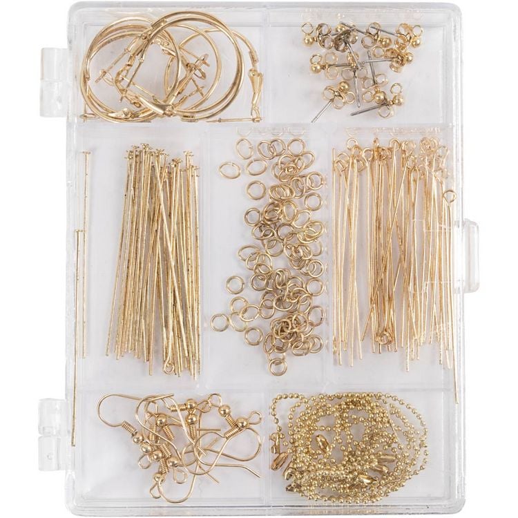 Produktbild: Creativ Company Starterset Schmuck, Gold, 1 Set