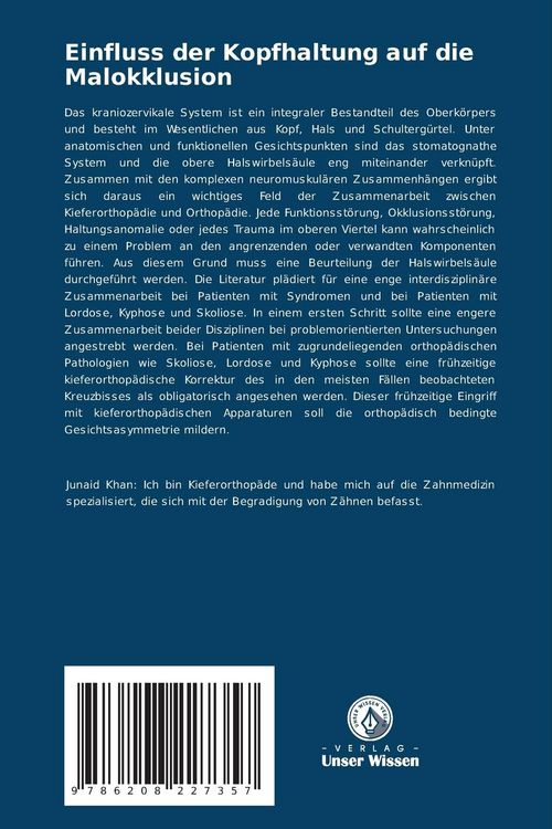 Produktbild: Einfluss der Kopfhaltung auf die Malokklusion