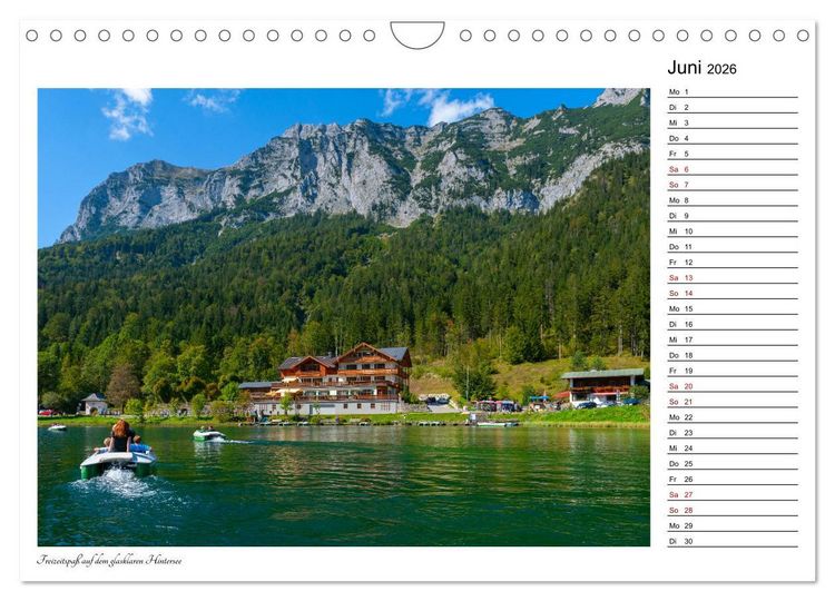 Produktbild: Rund um den Hintersee und Zauberwald (Wandkalender 2026 DIN A4 quer), CALVENDO Monatskalender