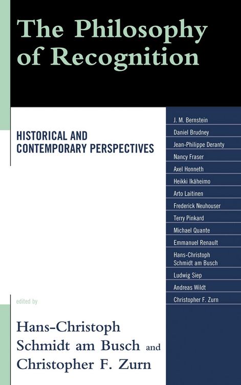 Produktbild: The Philosophy of Recognition