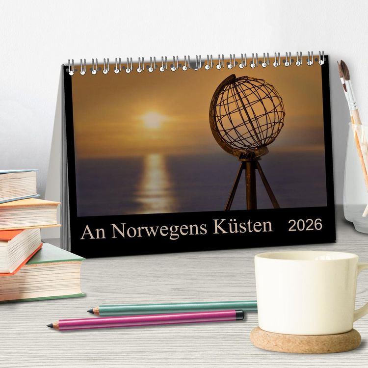 Produktbild: An Norwegens K&uuml;sten (Tischkalender 2026 DIN A5 quer), CALVENDO Monatskalender