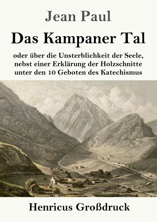 Produktbild: Das Kampaner Tal (Gro&szlig;druck)