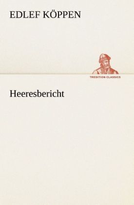 Produktbild: Heeresbericht
