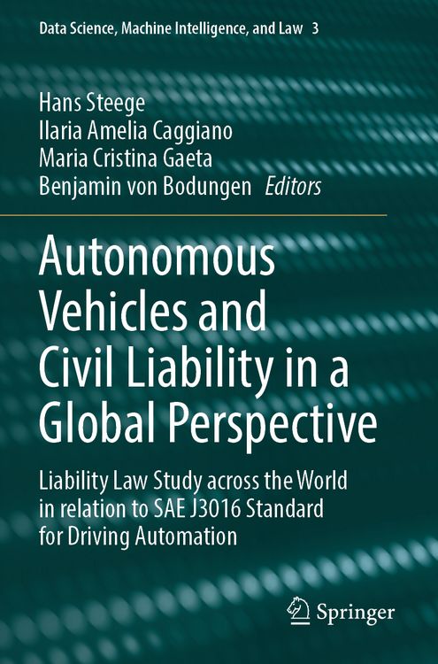 Produktbild: Autonomous Vehicles and Civil Liability in a Global Perspective