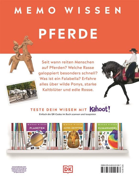 Produktbild: Memo Wissen. Pferde