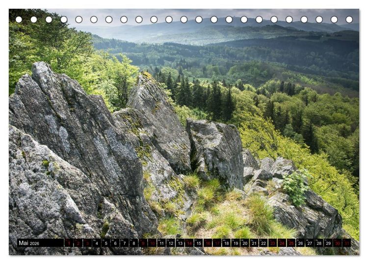 Produktbild: Die Rh&ouml;n (Tischkalender 2026 DIN A5 quer), CALVENDO Monatskalender