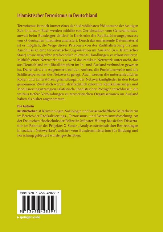 Produktbild: Islamistischer Terrorismus in Deutschland