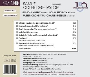 Produktbild: Coleridge-Taylor: Orchesterwerke