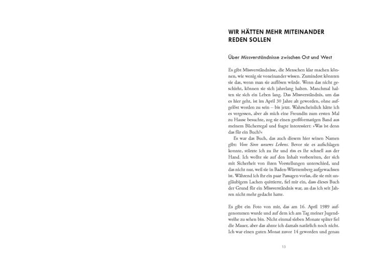Vom Sinn unseres Lebens