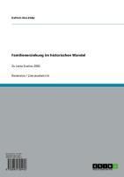 Produktbild: Familienerziehung im historischen Wandel