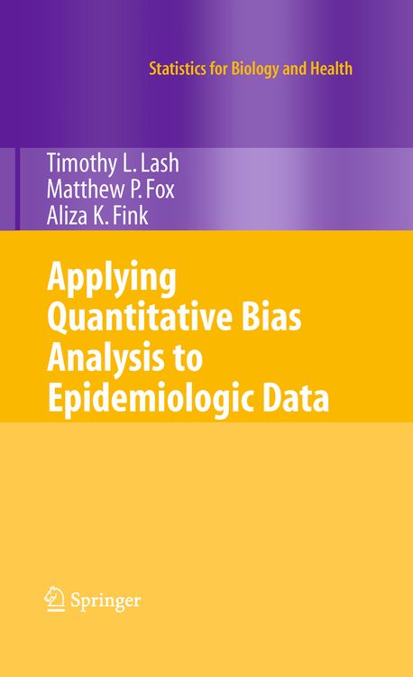 Produktbild: Applying Quantitative Bias Analysis to Epidemiologic Data