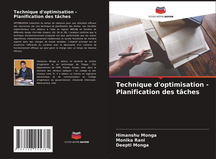 Produktbild: Technique d'optimisation - Planification des t&acirc;ches