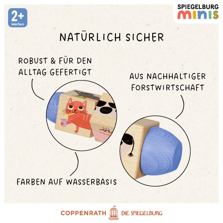 Produktbild: Holz-Dreh-Puzzle / Spiegelburg minis