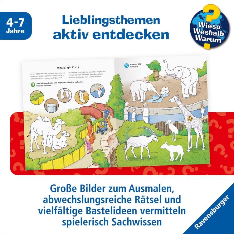 Produktbild: Wieso? Weshalb? Warum? aktiv-Heft - Im Zoo
