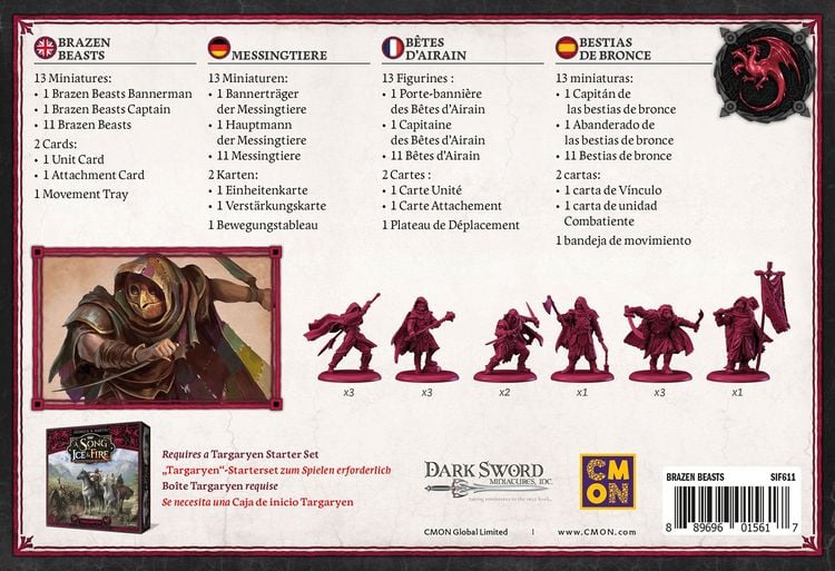 Produktbild: Song of Ice & Fire - Brazen Beasts
