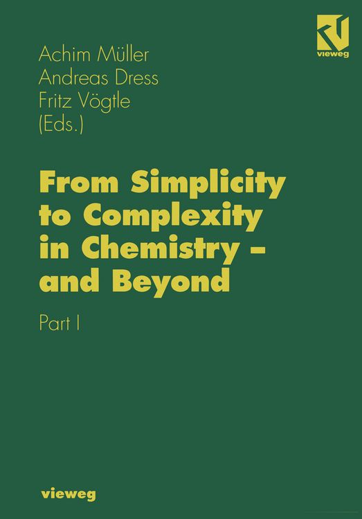 Produktbild: From Simplicity to Complexity in Chemistry &mdash; and Beyond