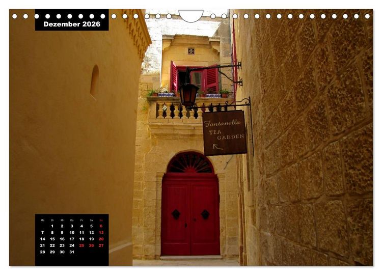 Produktbild: Impressionen aus Malta (Wandkalender 2026 DIN A4 quer), CALVENDO Monatskalender