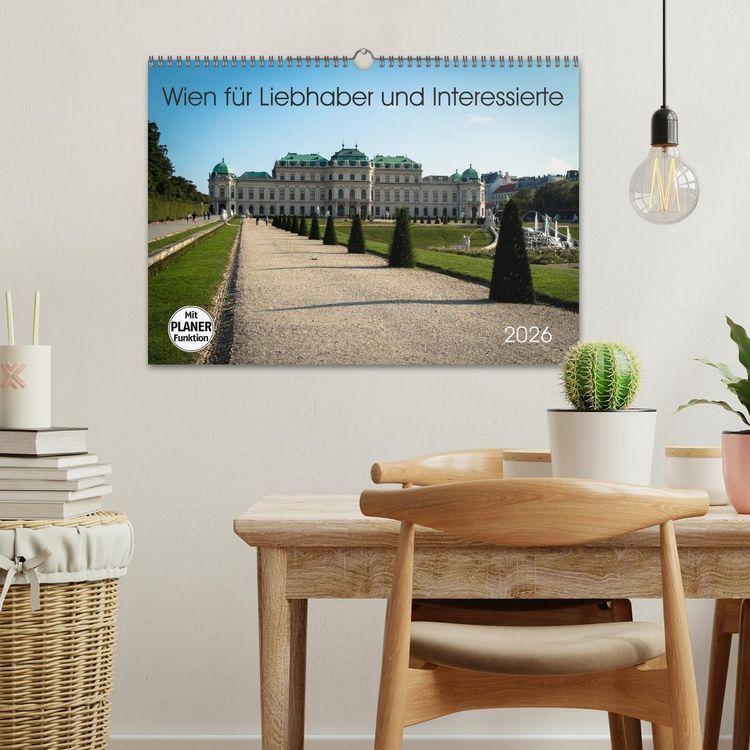 Produktbild: Wien f&uuml;r Liebhaber und Interessierte (Wandkalender 2026 DIN A3 quer), CALVENDO Monatskalender