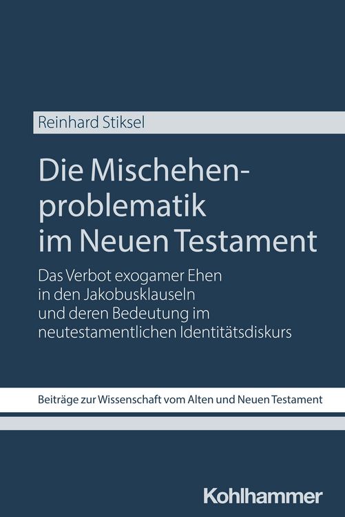 Produktbild: Die Mischehenproblematik im Neuen Testament