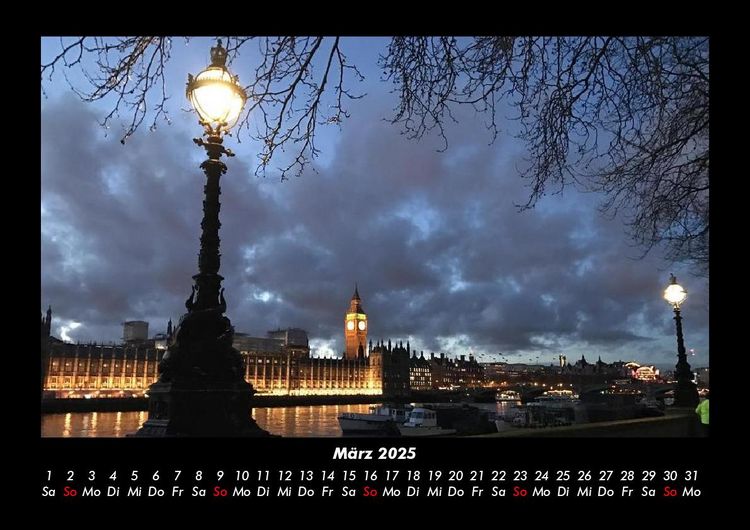 Produktbild: London - Impressionen 2025 Fotokalender DIN A3