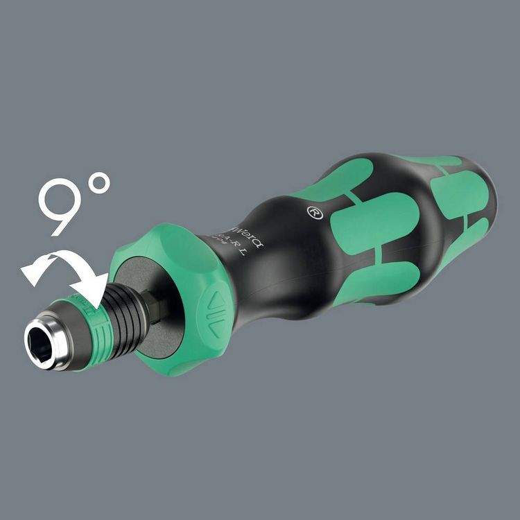 Produktbild: Wera 838 RA-R L Werkstatt Ratschen-Schraubendreher 1/4\" (6.3 mm) DIN ISO 1173