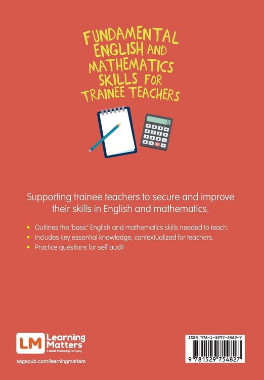 Produktbild: Fundamental English and Mathematics Skills for Trainee Teachers
