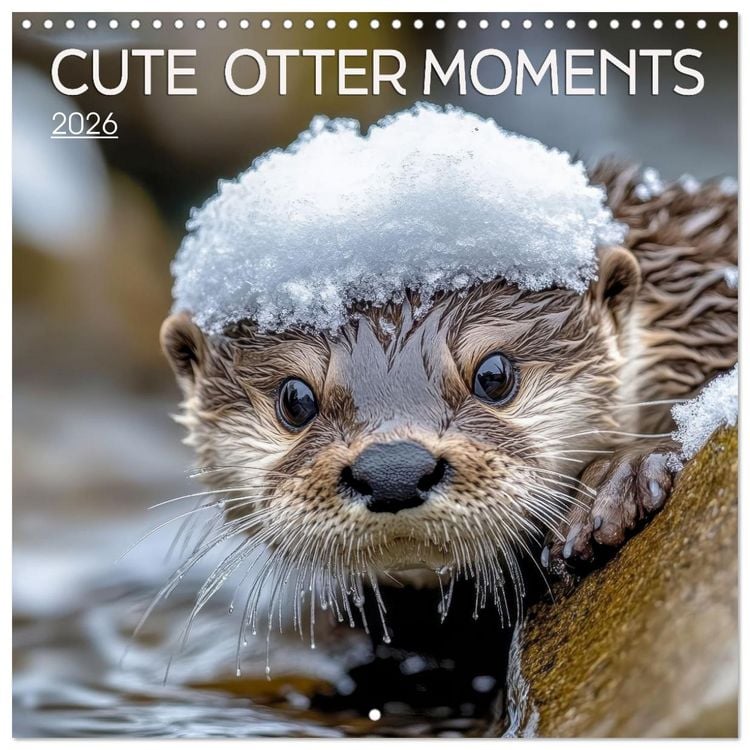 Produktbild: Cute Otter Moments (Wall Calendar 2026 12 &times; 12 Inch) CALVENDO 12 Month Wall Calendar
