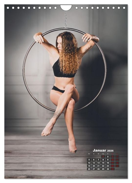 Produktbild: Aerial Hoop Magic (Wandkalender 2026 DIN A4 hoch), CALVENDO Monatskalender