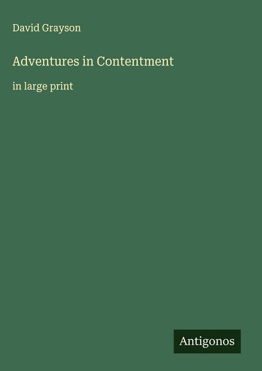 Produktbild: Adventures in Contentment