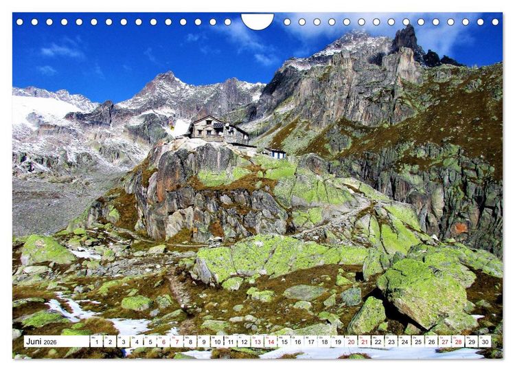 Produktbild: Majest&auml;tische Alpen (Wandkalender 2026 DIN A4 quer), CALVENDO Monatskalender