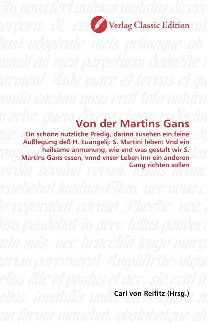 Produktbild: Von der Martins Gans