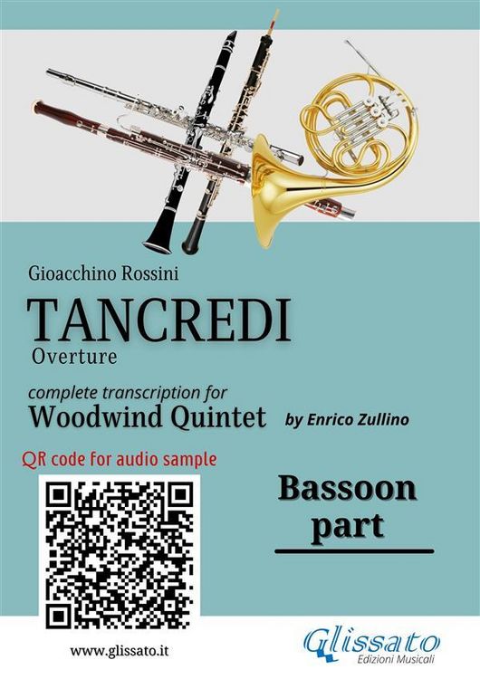 Produktbild: Bassoon part of "Tancredi" for Woodwind Quintet