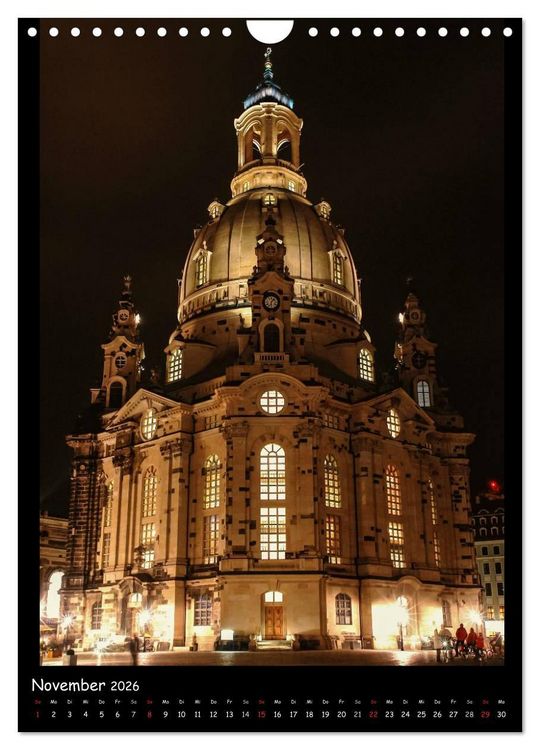 Produktbild: Frauenkirche Dresden (Wandkalender 2026 DIN A4 hoch), CALVENDO Monatskalender