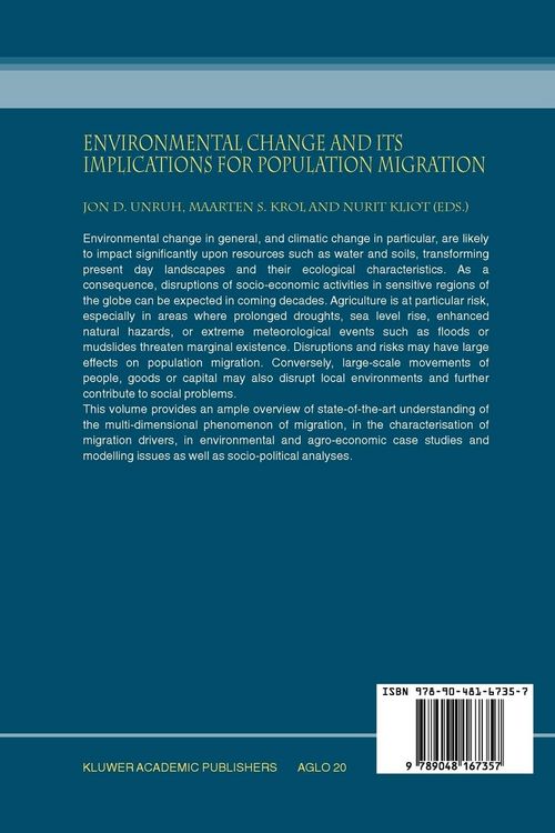 Produktbild: Environmental Change and its Implications for Population Migration