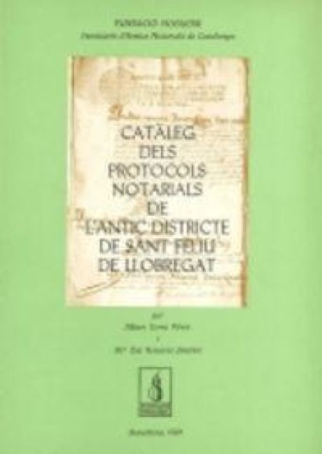 Produktbild: Cataleg protocols notariale l'antic districte S.Feliu de Llobregat