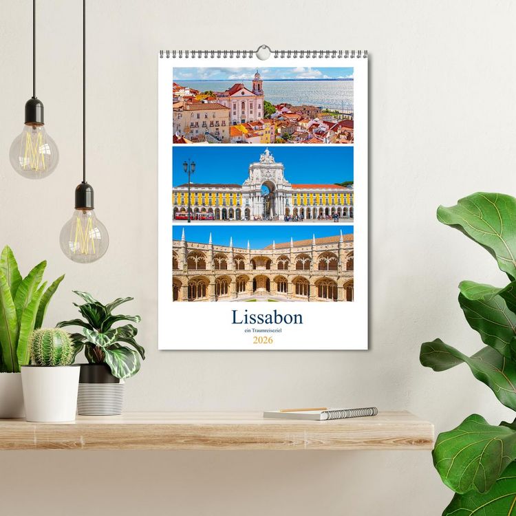 Produktbild: Lissabon - ein Traumreiseziel (Wandkalender 2026 DIN A3 hoch), CALVENDO Monatskalender