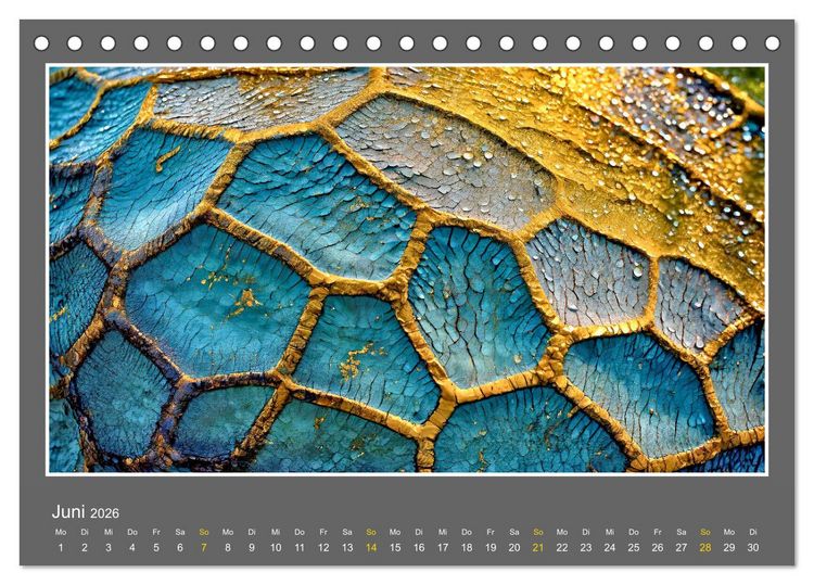 Produktbild: Strukturvisionen (Tischkalender 2026 DIN A5 quer), CALVENDO Monatskalender