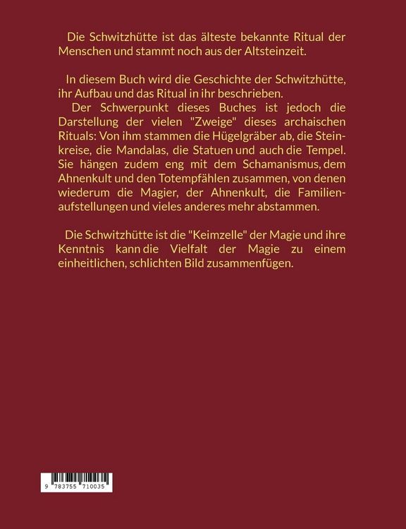 Produktbild: Schwitzh&uuml;tten f&uuml;r Anf&auml;nger