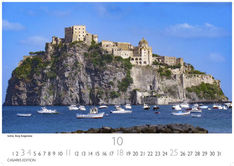 Produktbild: Golf von Neapel Kalender 2026 – Wandkalender | Fotokalender Italien 24x35 cm -. mit Capri, Ischia & Amalfi Küste