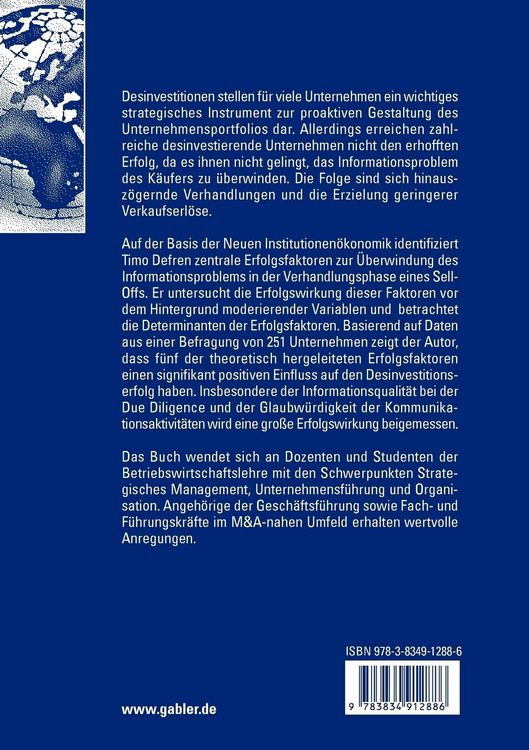 Produktbild: Desinvestitions-Management
