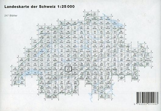 Produktbild: Swisstopo 1 : 25 000 M&uuml;rren