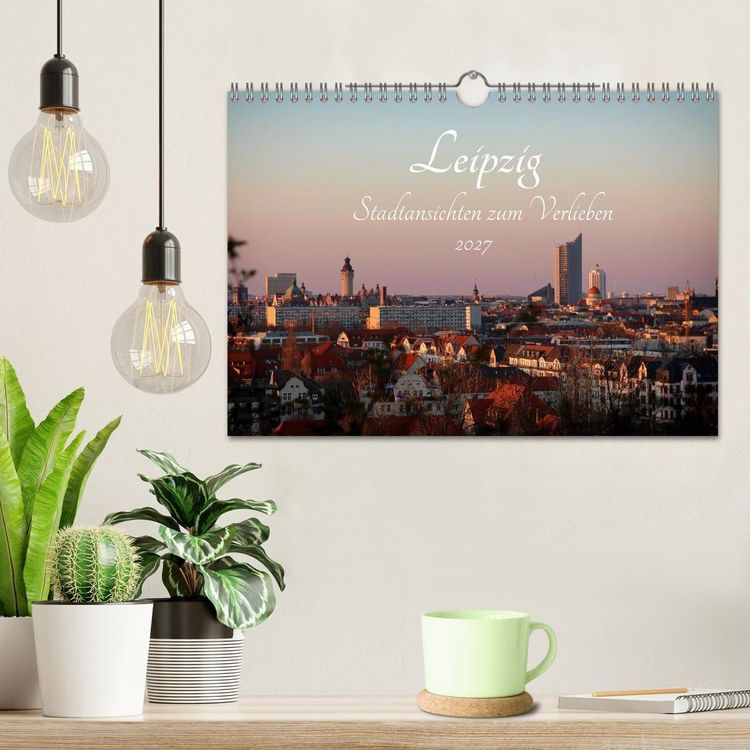 Produktbild: Leipzig &ndash; Stadtansichten zum Verlieben (Wandkalender 2027 DIN A4 quer), CALVENDO Monatskalender