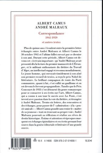 Produktbild: Correspondance, 1941-1959 : et autres textes