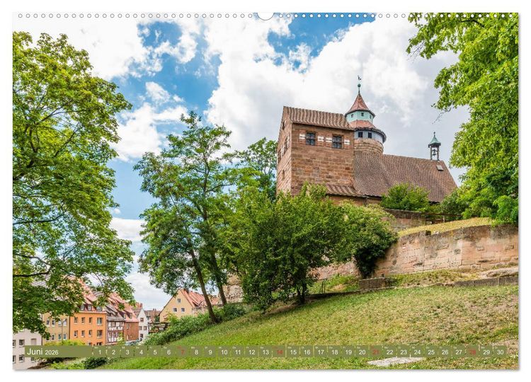 Produktbild: N&uuml;rnberg - Historische Altstadt (Wandkalender 2026 DIN A2 quer), CALVENDO Monatskalender
