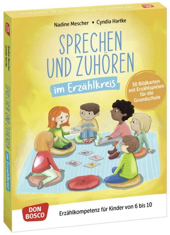 Produktbild: Sprechen und Zuh&ouml;ren im Erz&auml;hlkreis. 30 Bildkarten mit Erz&auml;hlspielen f&uuml;r die Grundschule